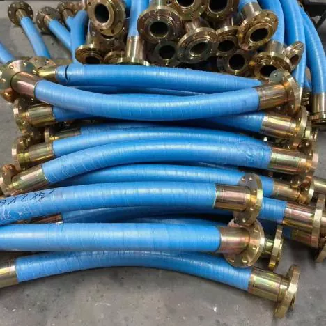Magna Diameter Suctionis et Dimittite flanged Flexilis Hose